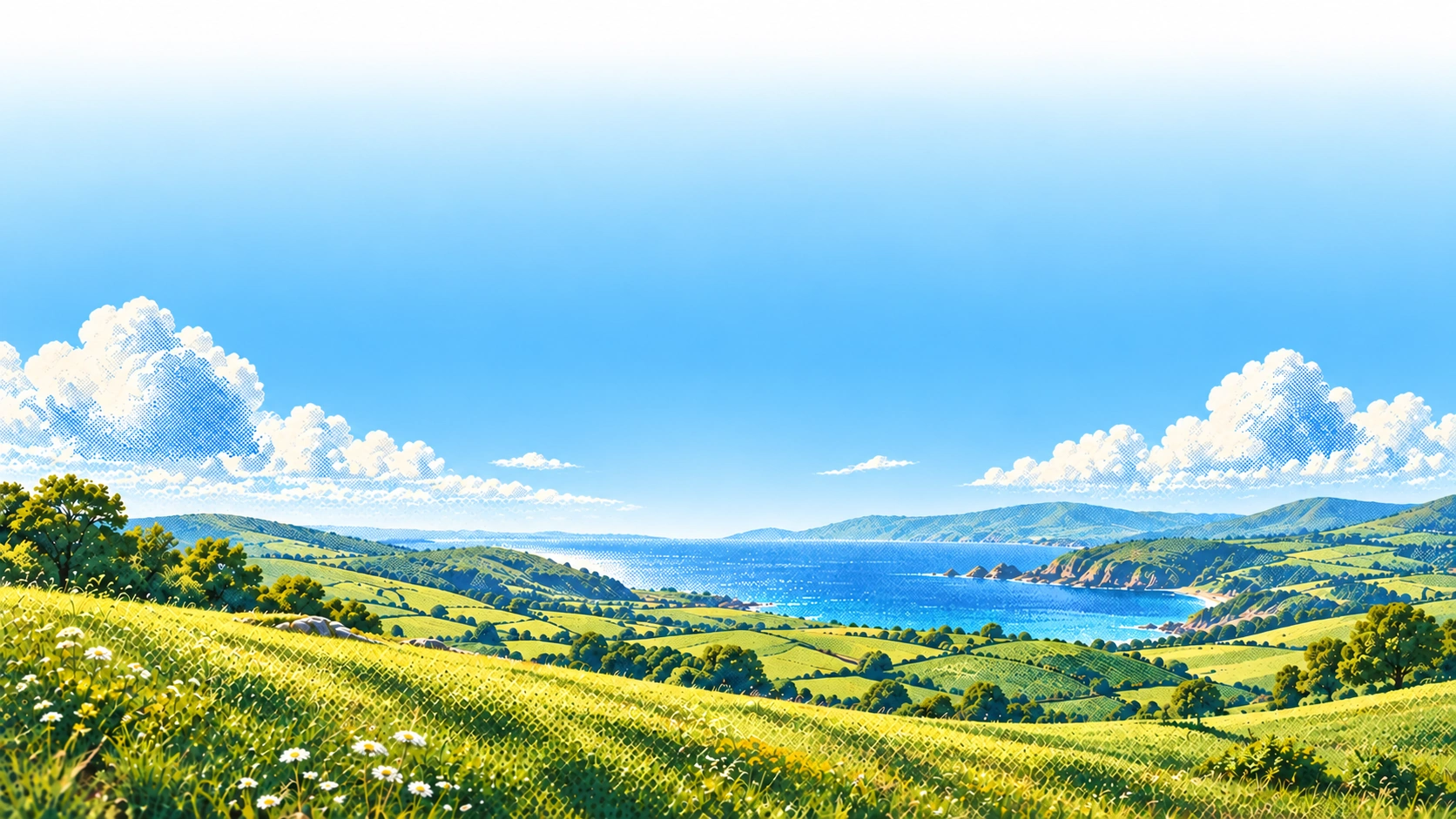 Paisagem natural da identidade visual Socialforme